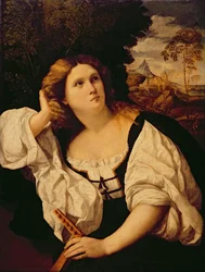 Dame mit einer Laute, ca. 1520-25
